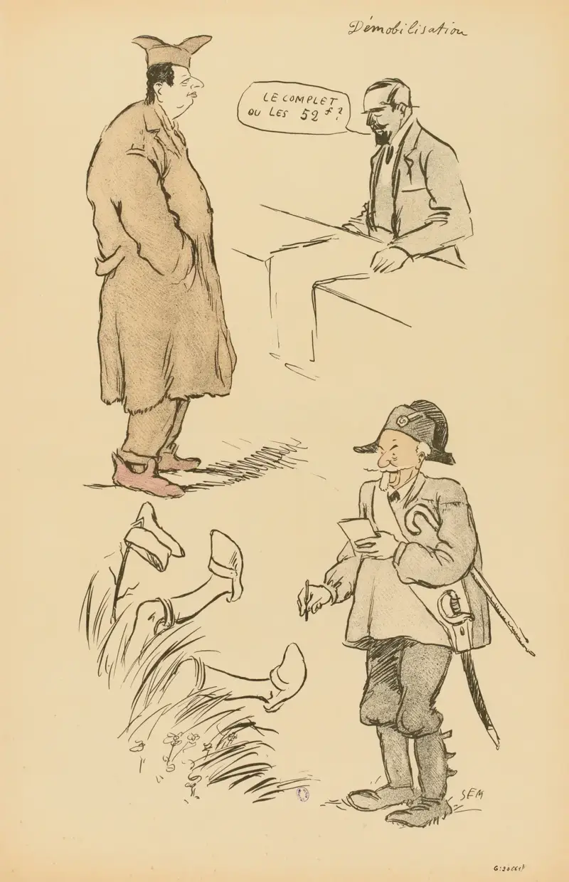 Demobilisering av Georges Goursat (Sem)