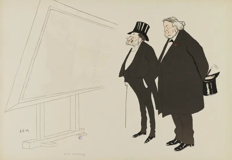 Deux amateurs av Georges Goursat (Sem)