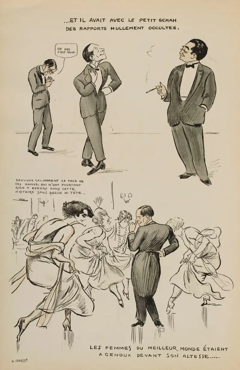 Et il avait avec le petit schah av Georges Goursat (Sem)