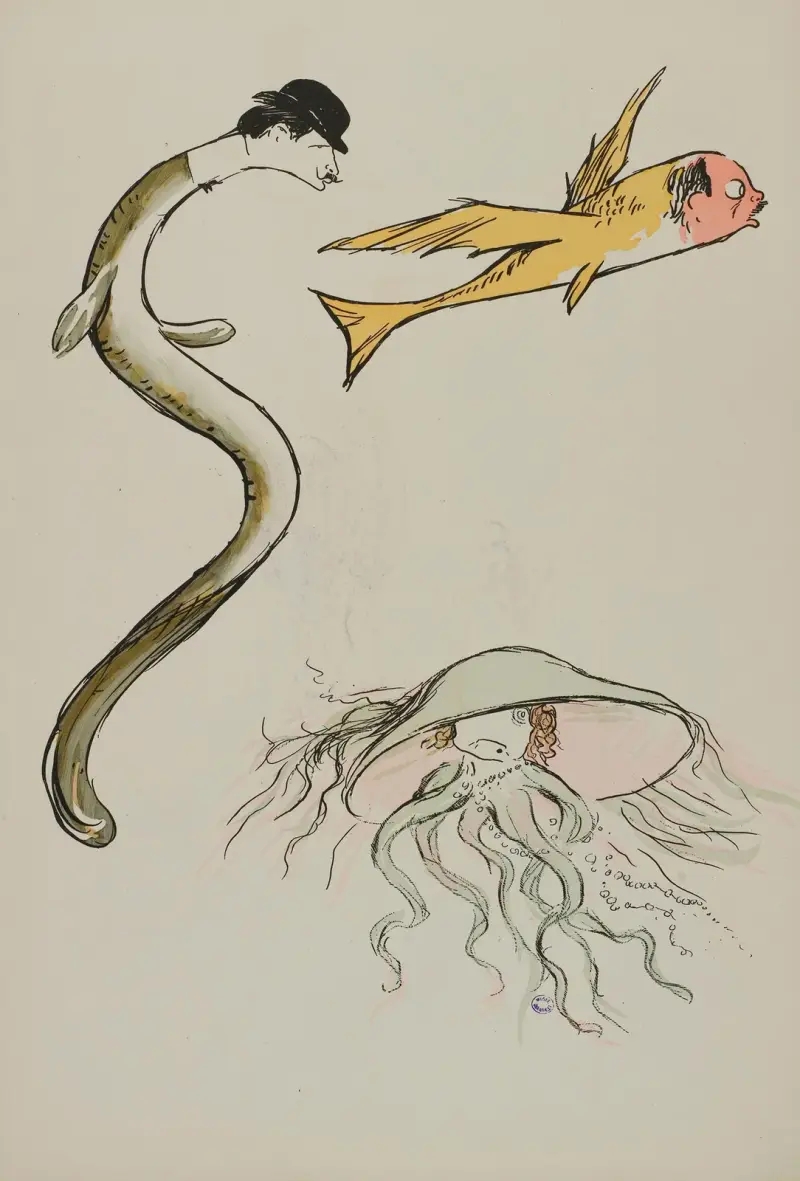 Félix Oppenheim, Santos-Dumont, Mme D’Artex av Georges Goursat (Sem)