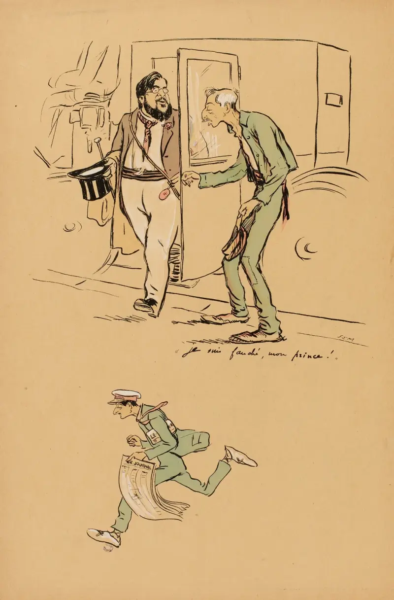 Je suis fauché mon prince ! av Georges Goursat (Sem)