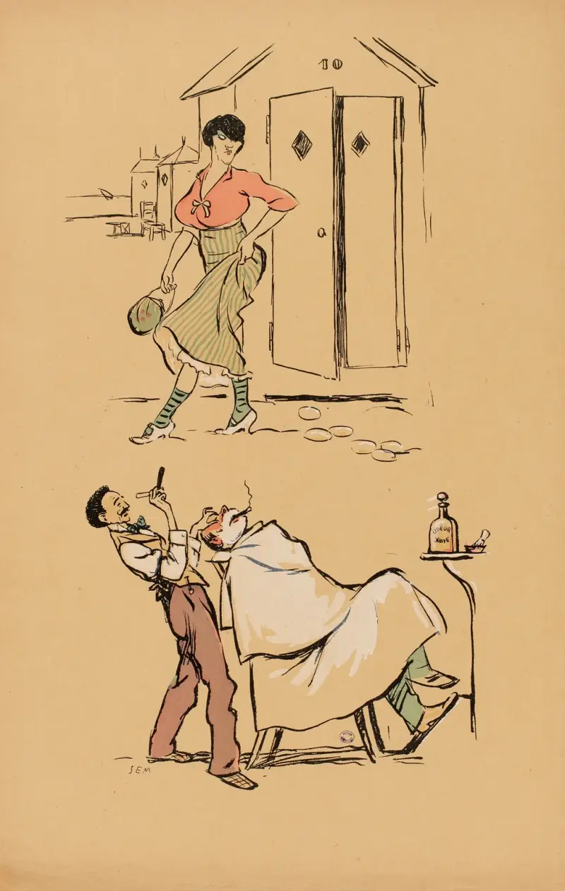 Barberaren av Georges Goursat (Sem)