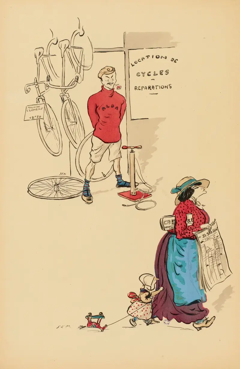 Cykeluthyrning av Georges Goursat (Sem)