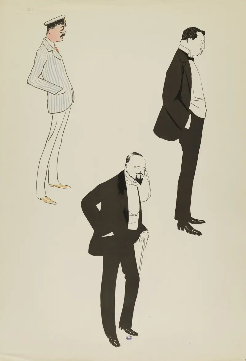 M Brinckmann, Prince de Saxe-Cobourg, Prince Ferdinand de Bulgarie av Georges Goursat (Sem)