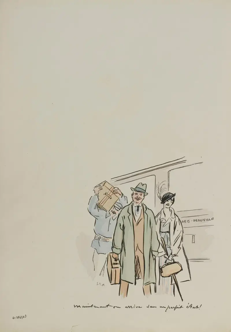 Maintenant on arrive dans un parfait état! av Georges Goursat (Sem)