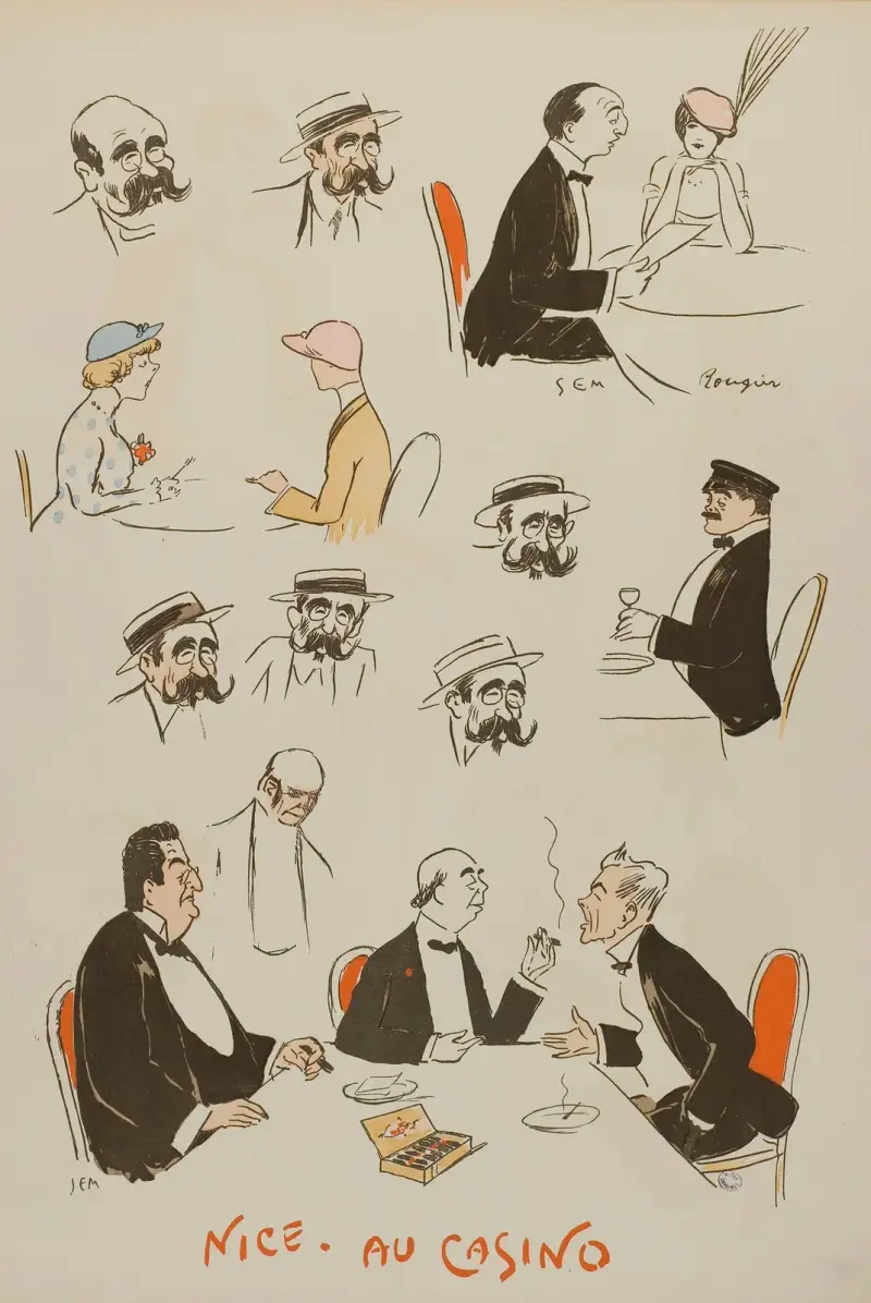 Nice – På kasinot av Georges Goursat (Sem)
