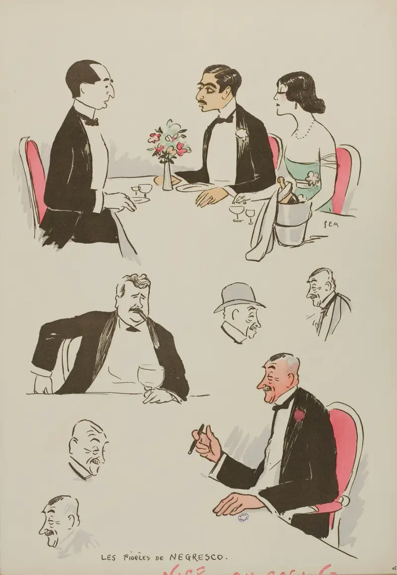 Nizza – Im Casino von Georges Goursat (Sem)