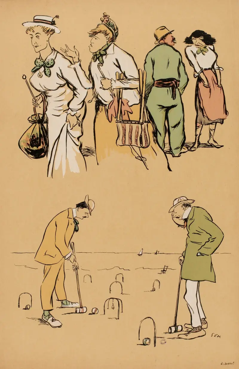 Krocketparti av Georges Goursat (Sem)