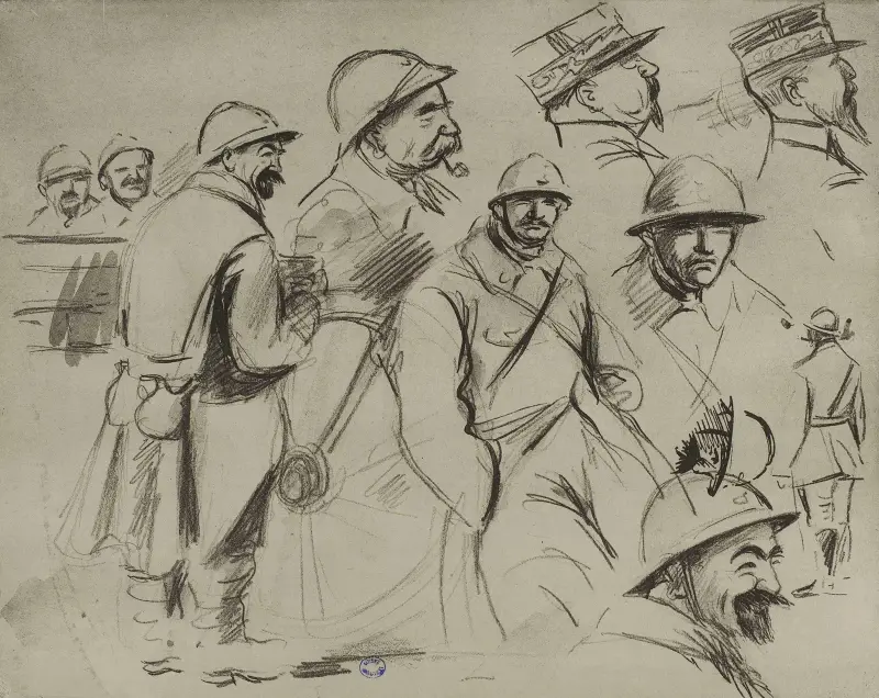Physionomies de la guerre av Georges Goursat (Sem)