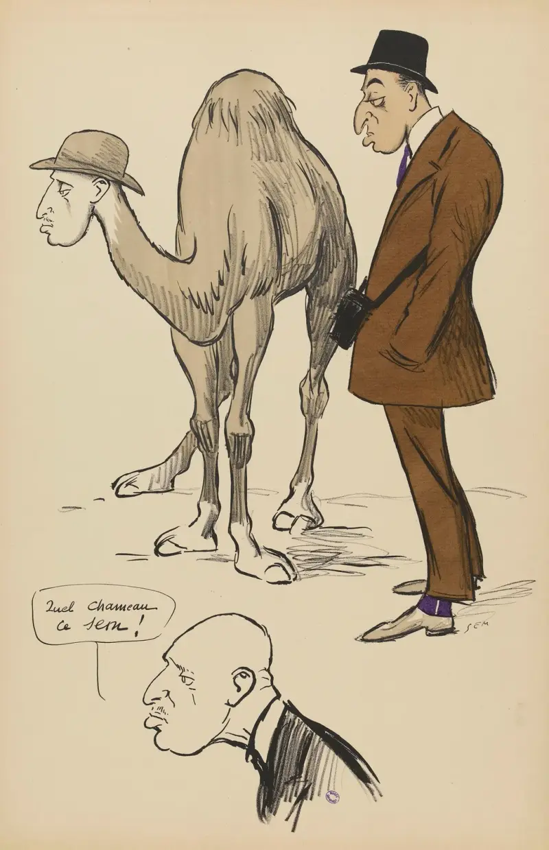 Was für ein Kamel, dieser Sem von Georges Goursat (Sem)