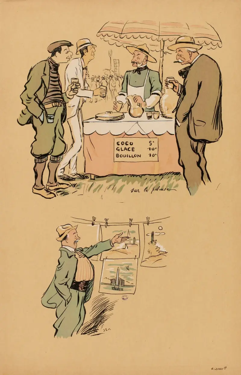På gräsmattan av Georges Goursat (Sem)
