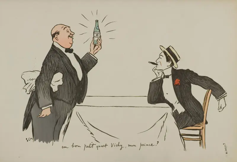 Un bon petit quart Vichy, mon prince av Georges Goursat (Sem)
