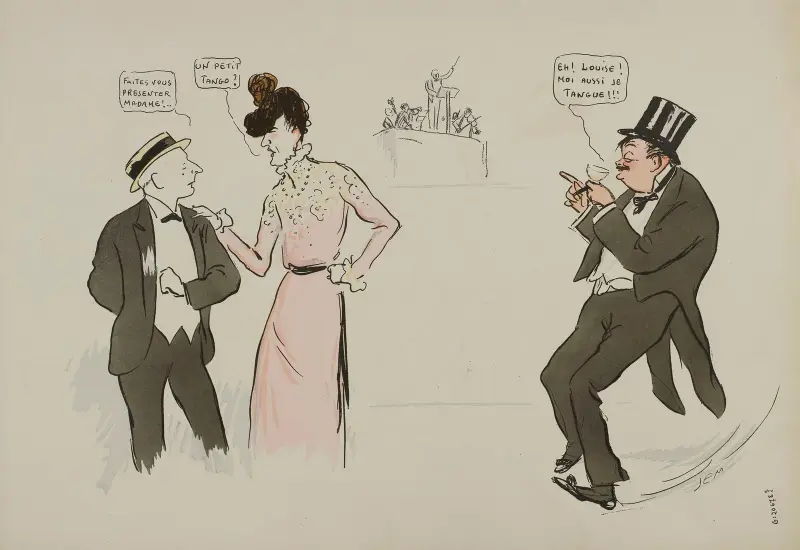 Un petit Tango ! Louise Balty, Fordyce, Maurice Bertrand av Georges Goursat (Sem)