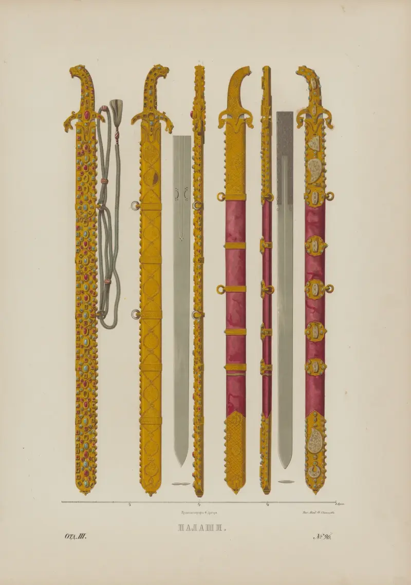 Broadswords av Fedor Grigoryevich Solntsev