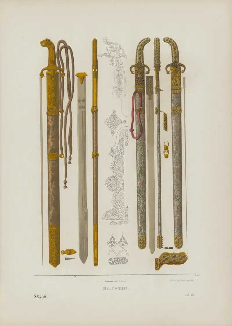 Broadswords av Fedor Grigoryevich Solntsev