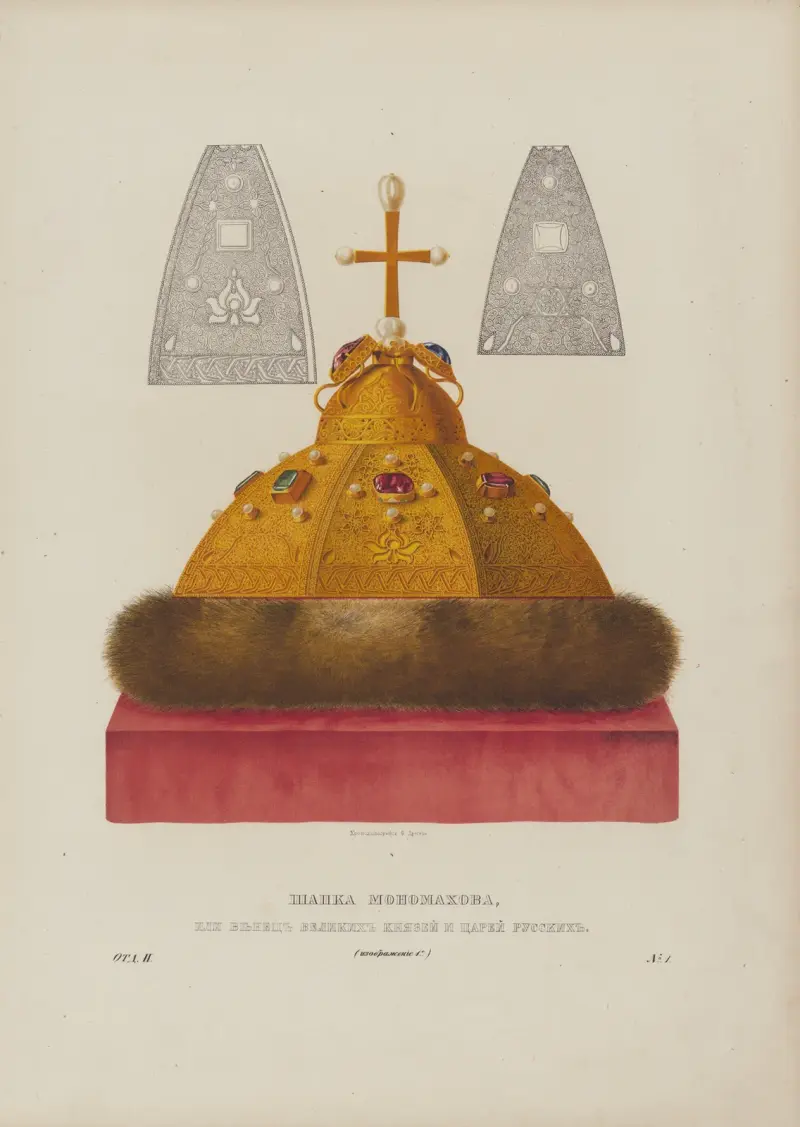 Monomachs Hut, oder die Krone der russischen Fürsten und Zaren von Fedor Grigoryevich Solntsev