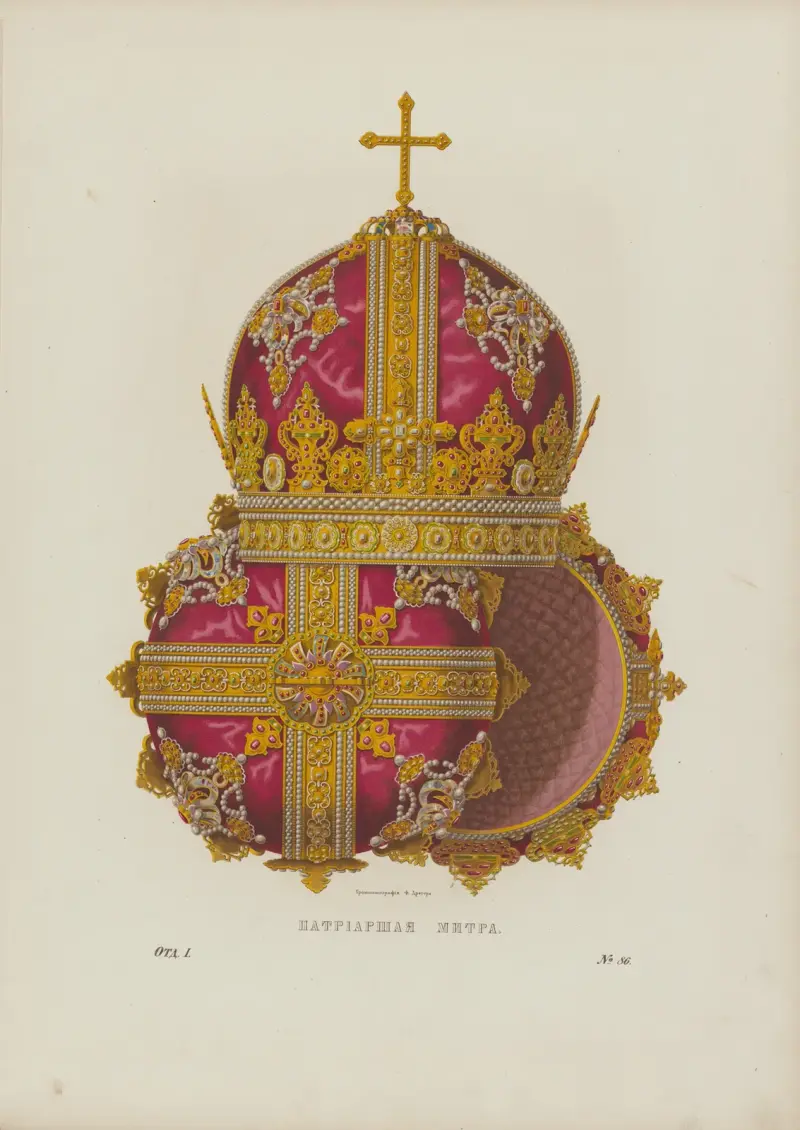 Patriarkens mitra av Fedor Grigoryevich Solntsev