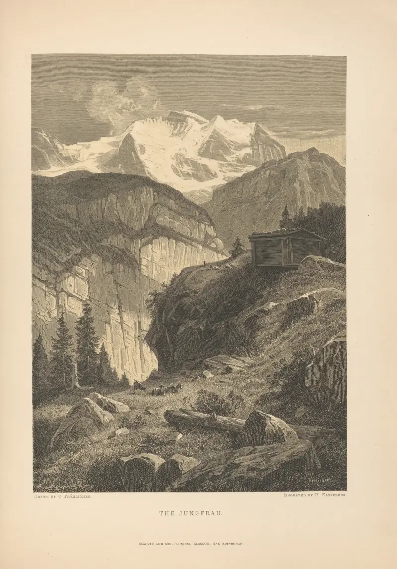 O. Frohlicher – The Jungfrau av Theodor Gsell Fels