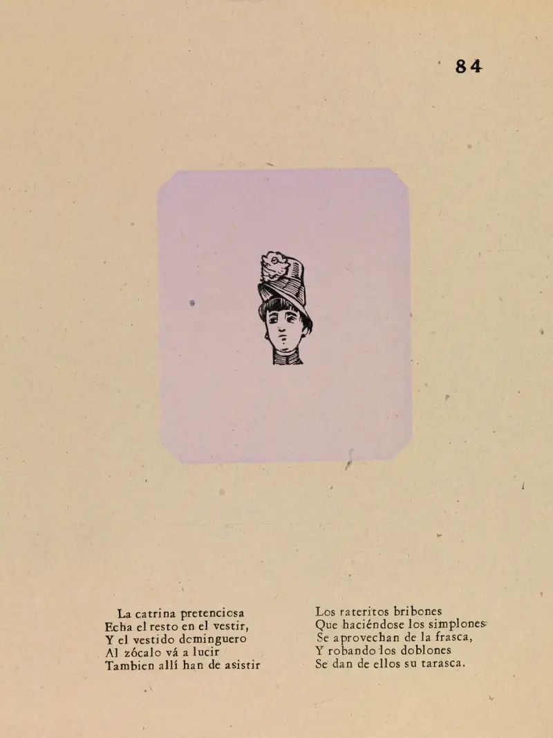 Pretentious Coquette av José Guadalupe Posada