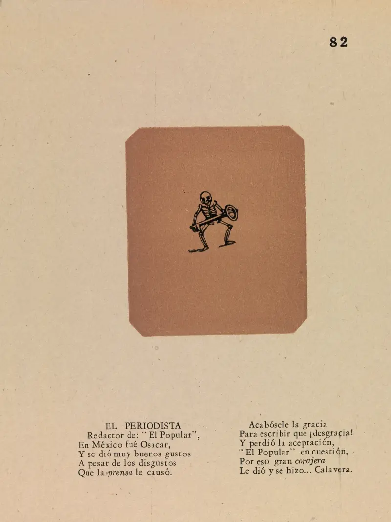 Oppositionens press av José Guadalupe Posada