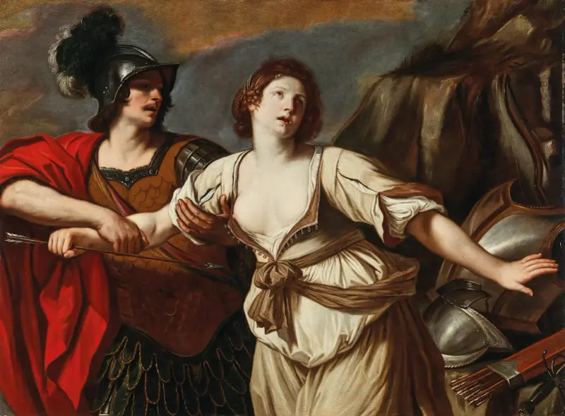 Rinaldo und Armida von Guercino
