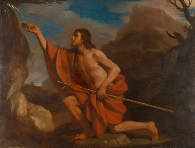 Johannes Döparen i öknen av Guercino