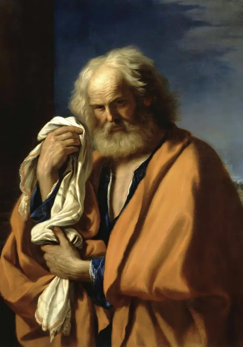 Der büßende Petrus von Guercino