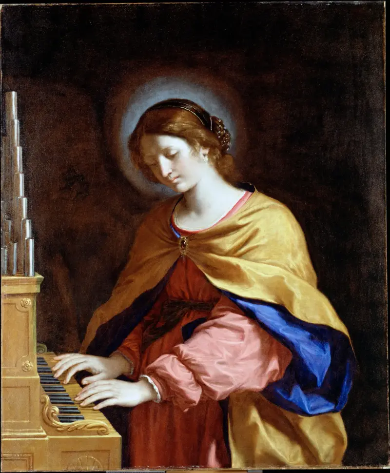 Święta Cecylia, Guercino