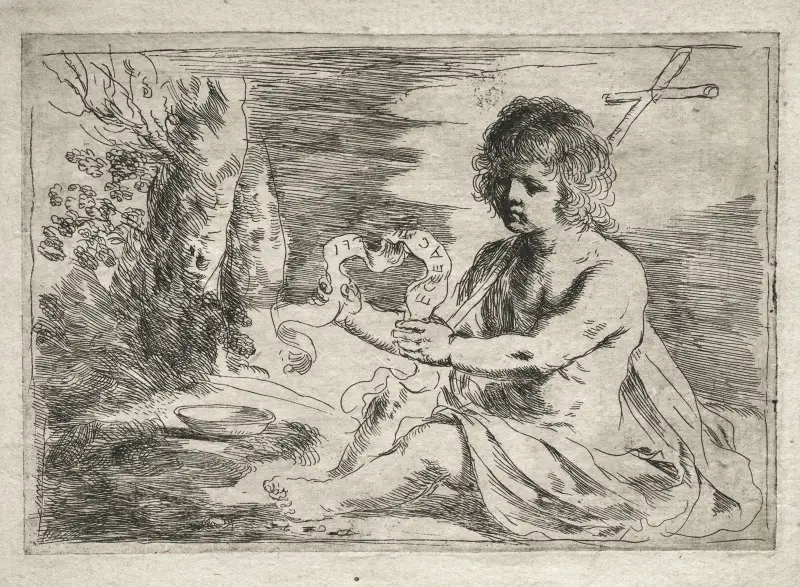 Johannes der Täufer von Guercino