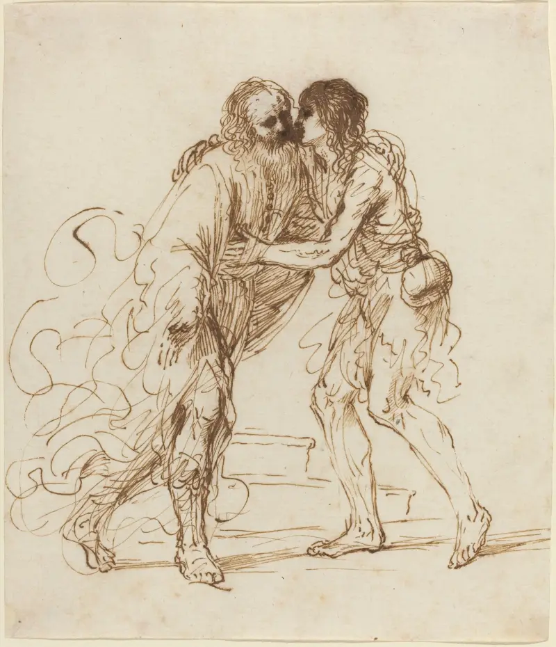 Powrót syna marnotrawnego, Guercino