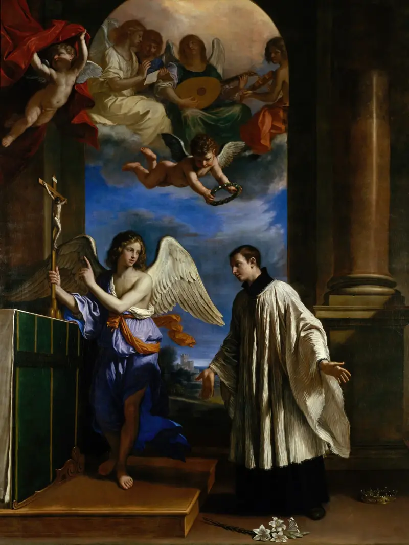 Den helige Aloysius Gonzagas kallelse av Guercino
