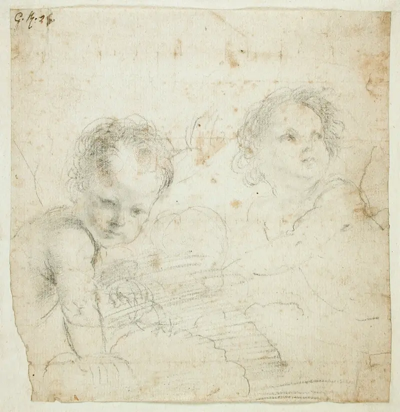 Zwei Putten von Guercino