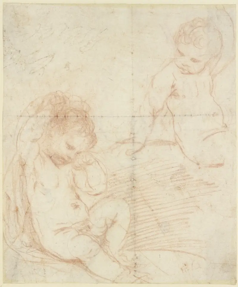Två nakna småbarn av Guercino
