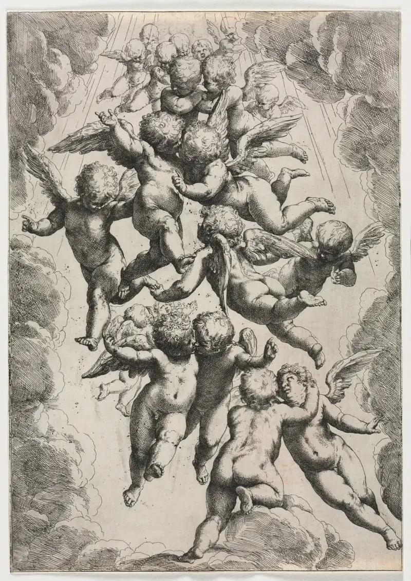 Engel in Herrlichkeit von Guido Reni