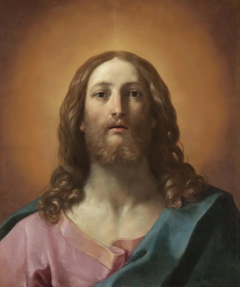Byst av Kristus (Salvator Mundi) av Guido Reni