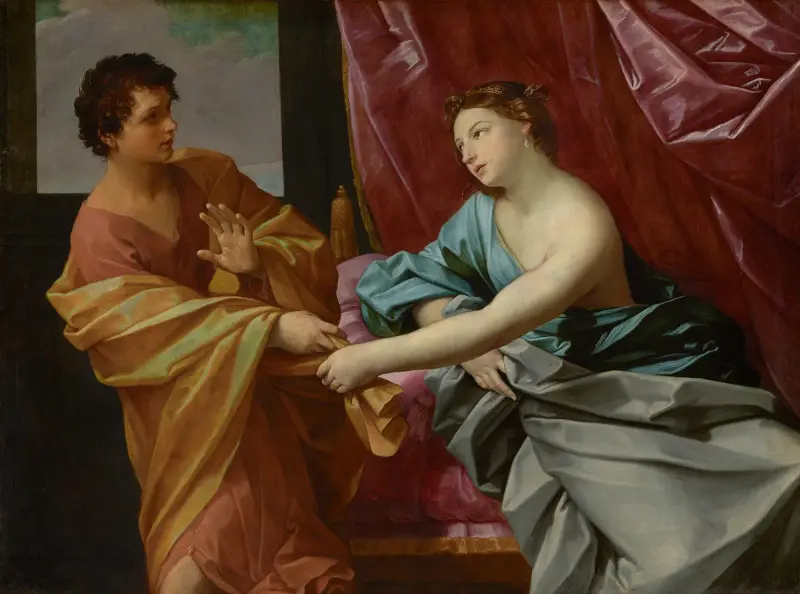 Joseph and Potiphar’s Wife av Guido Reni