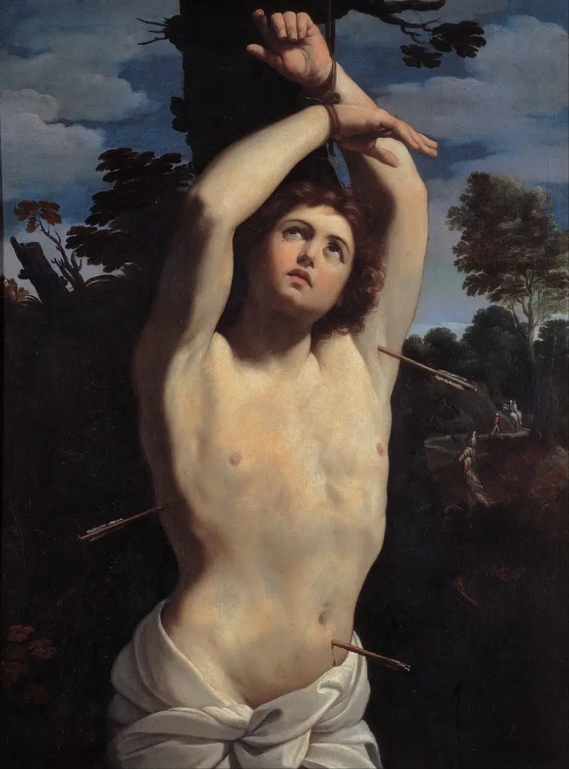 Den helige Sebastian av Guido Reni