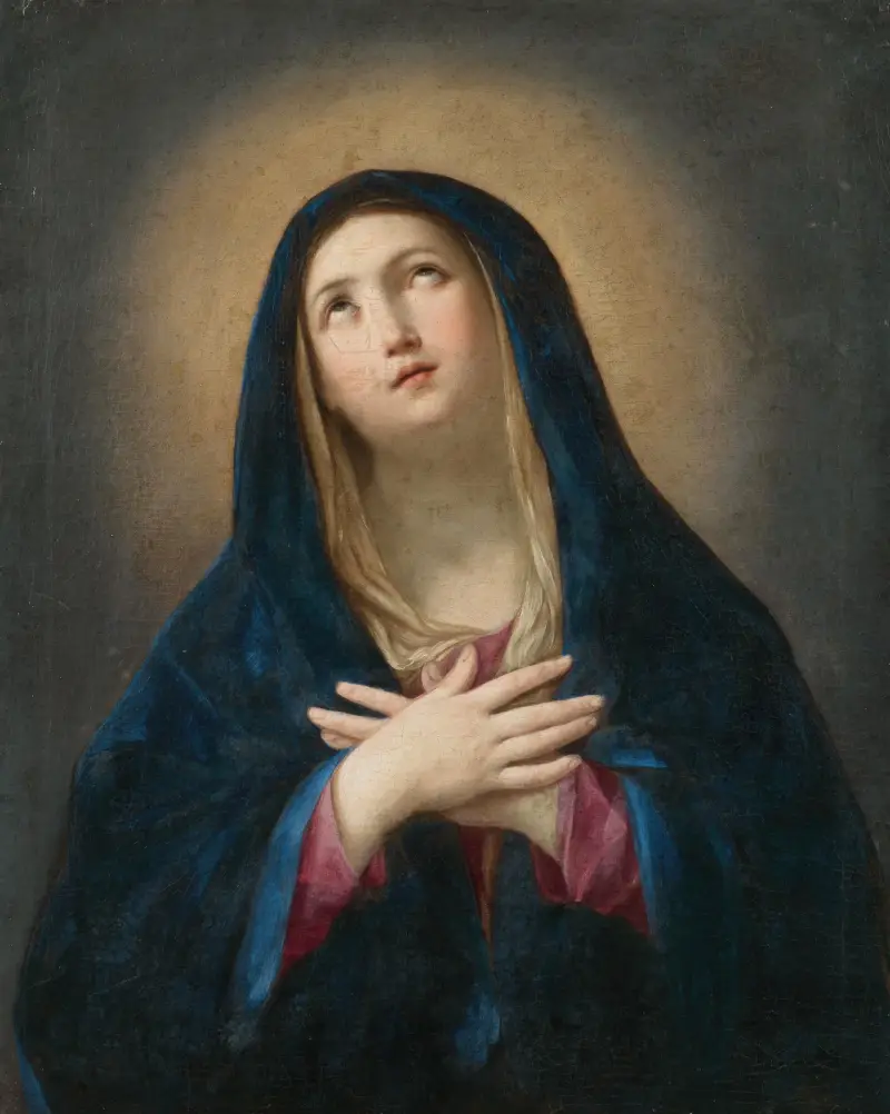 The Madonna in prayer av Guido Reni