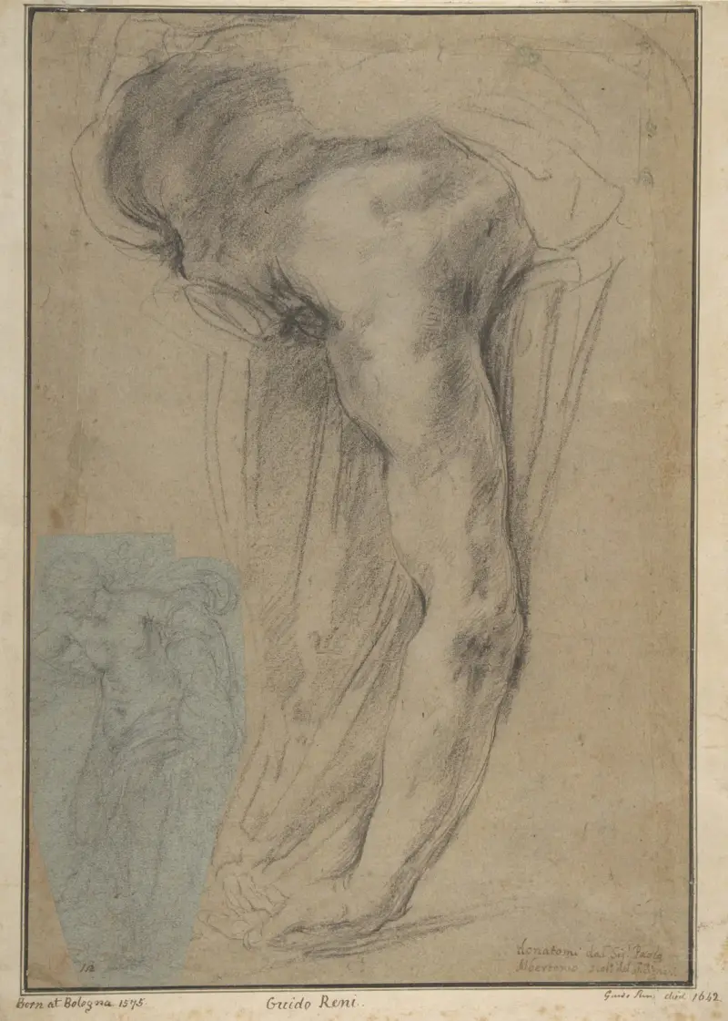 Den halshuggna Holofernes liggande kropp av Guido Reni