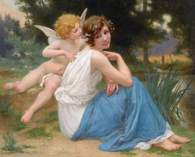Amor und Psyche von Guillaume Seignac