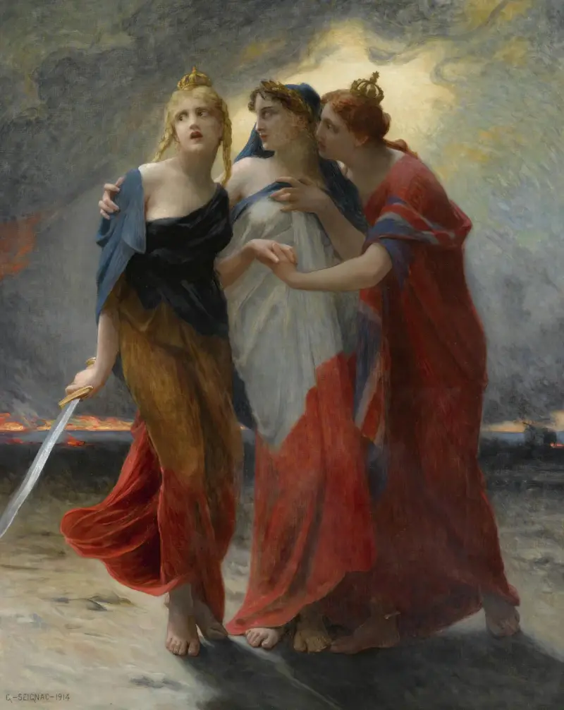 Belgien, Frankrike och England inför den tyska invasionen av Guillaume Seignac