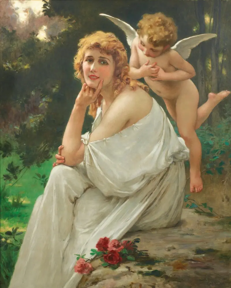 Die Muse der Liebe (Porträt von Mary Pickford) von Guillaume Seignac