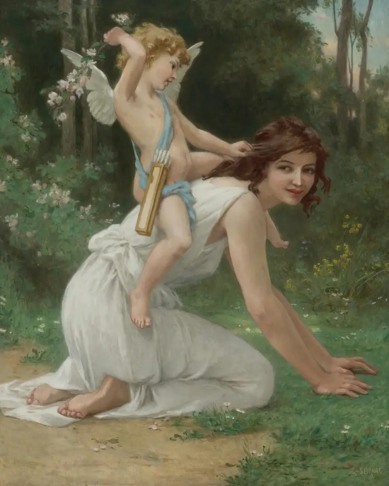 Venus und Cupido von Guillaume Seignac