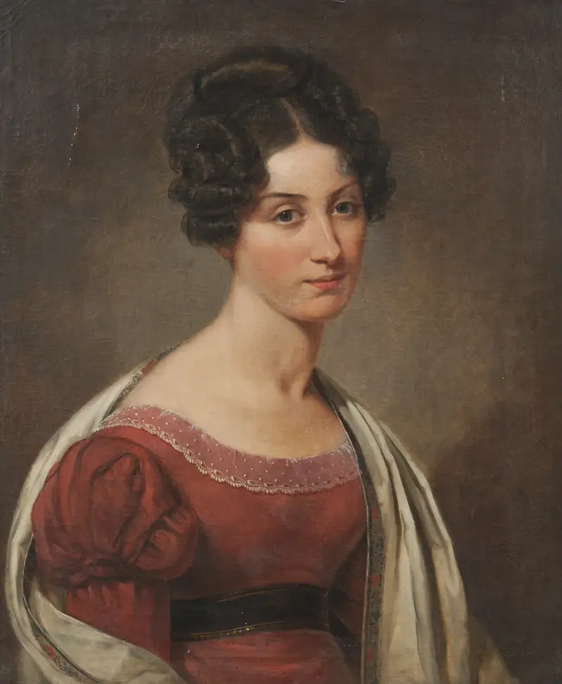 Margaret Seton (1805-1870) av Johan Gustaf Sandberg