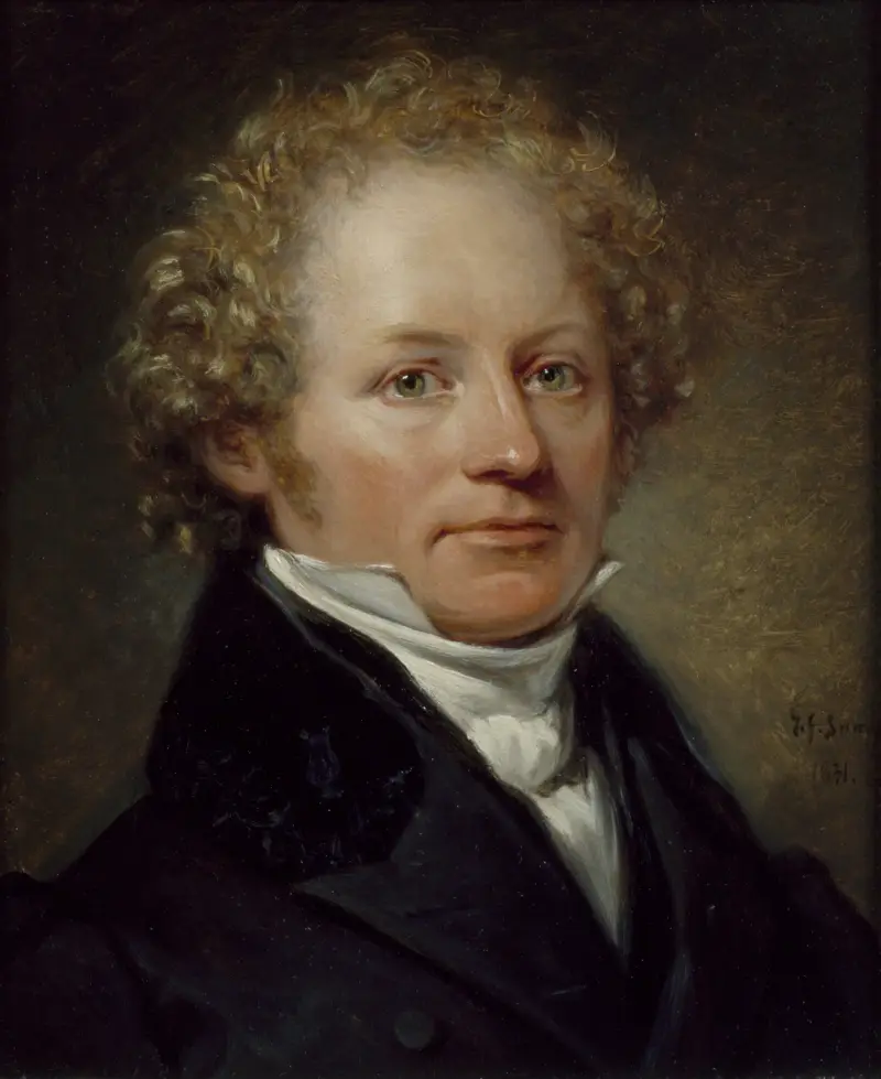 Per Daniel Amadeus Atterbom (1790-1855), poet, professor av Johan Gustaf Sandberg