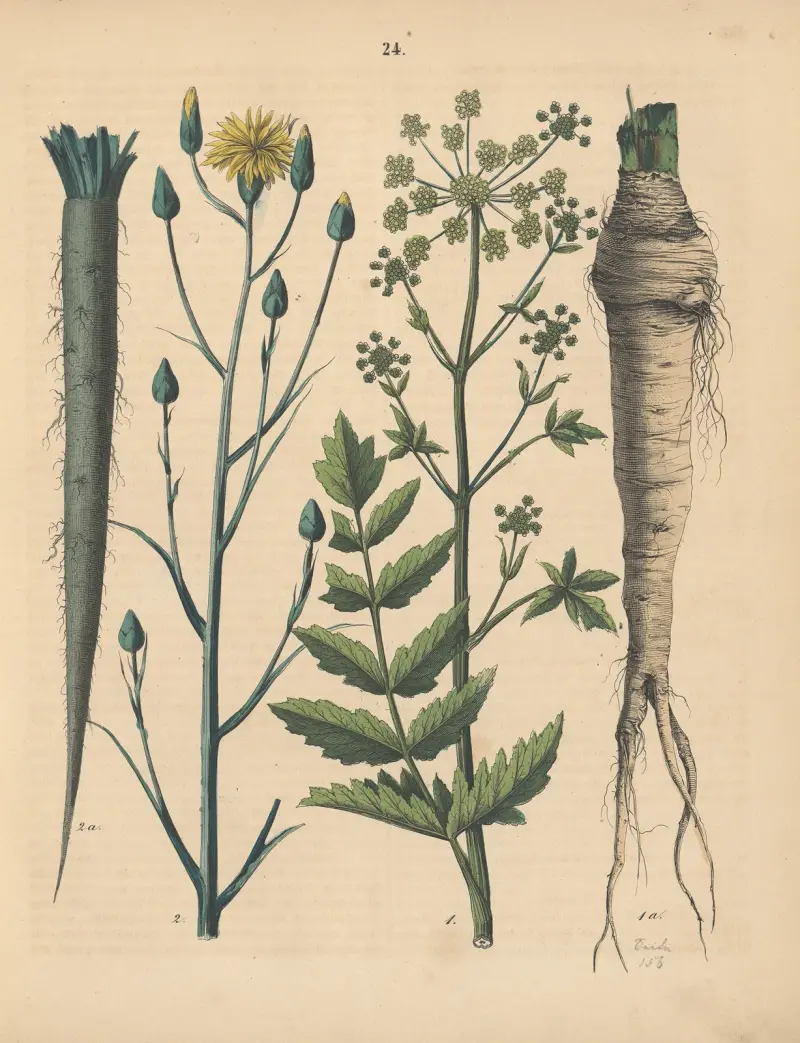 Deutschlands Feld- und Gartengewächse Pl.24 av Carl Gustav Calwer