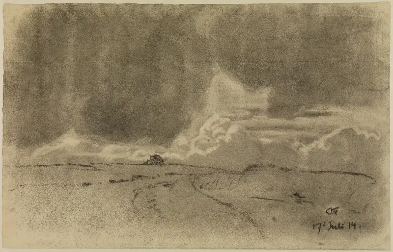 Studie oblohy a mraků, Gustav Kampmann