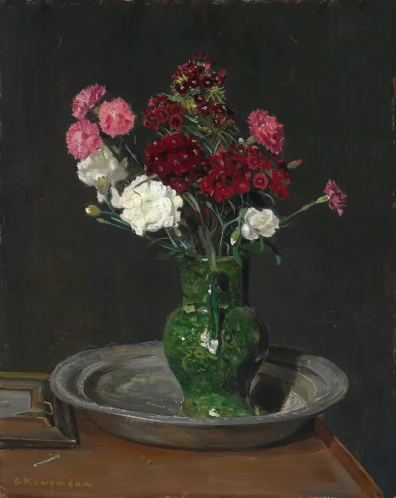 Nelkenstrauß von Gustav Kampmann