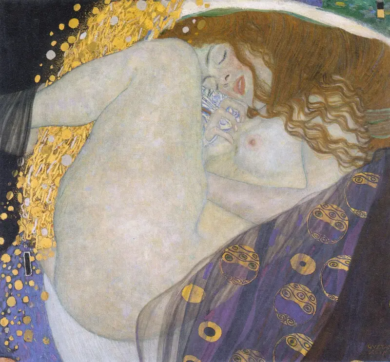 Danae, Gustav Klimt