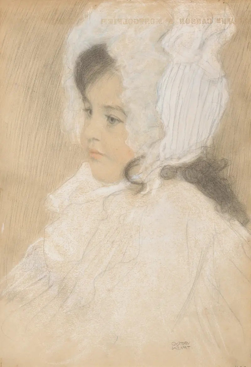 Kinderbildnis (Marie Moll) von Gustav Klimt